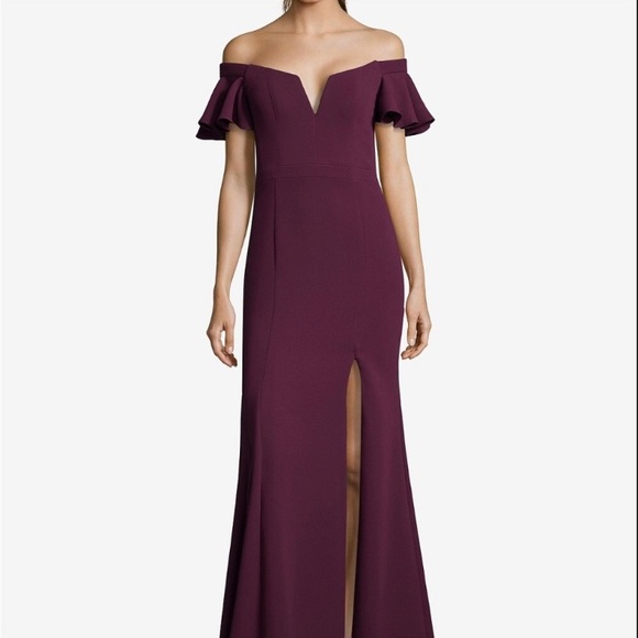 Xscape Dresses & Skirts - Plus size off the shoulder evening gown Xscape Dresses & Skirts - Plus size off the shoulder evening gown